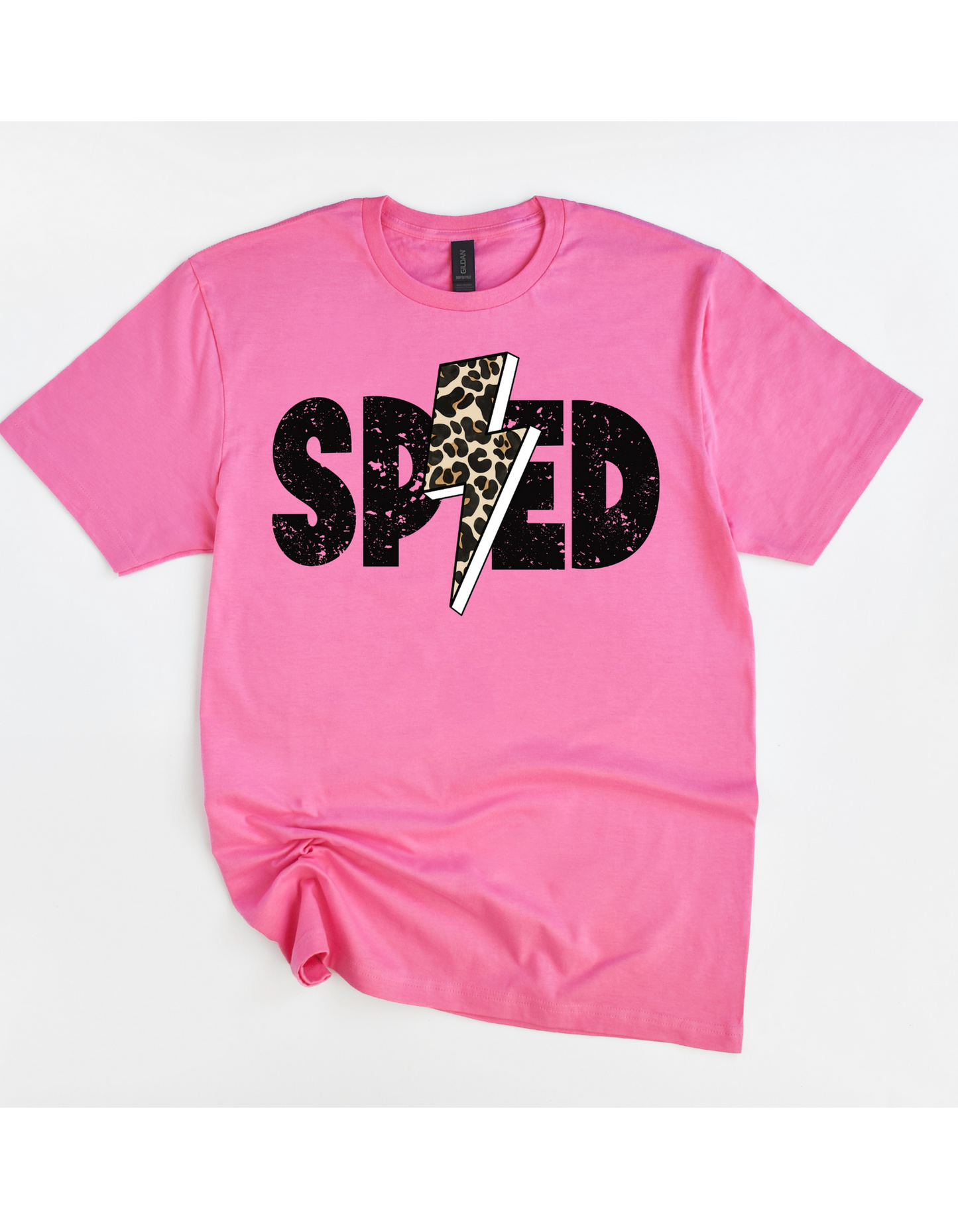 SPED Leopard Bolt Tee