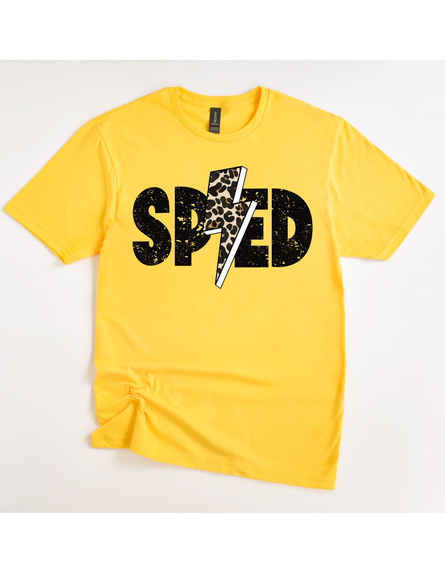 SPED Leopard Bolt Tee